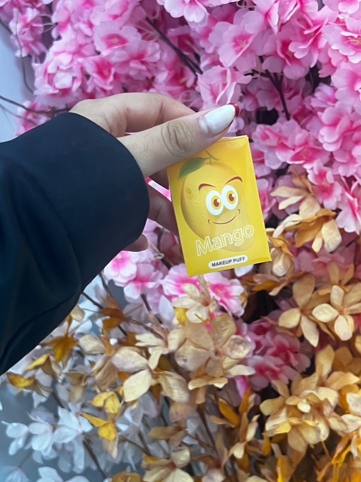 Esponja de rosto banana - makeup puff