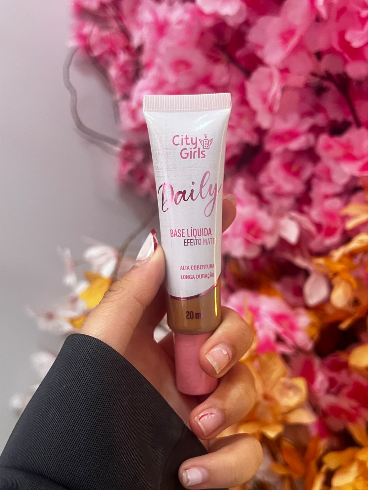 Base líquida efeito matte cor 12 daily - City girls