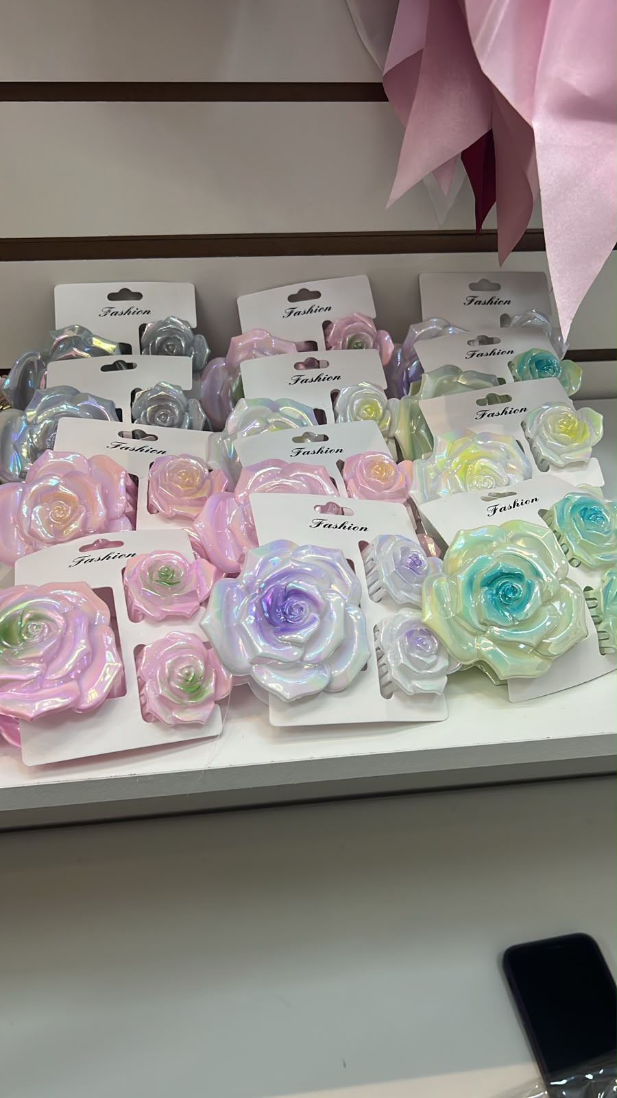 Kit presilha 3 em 1 rosas