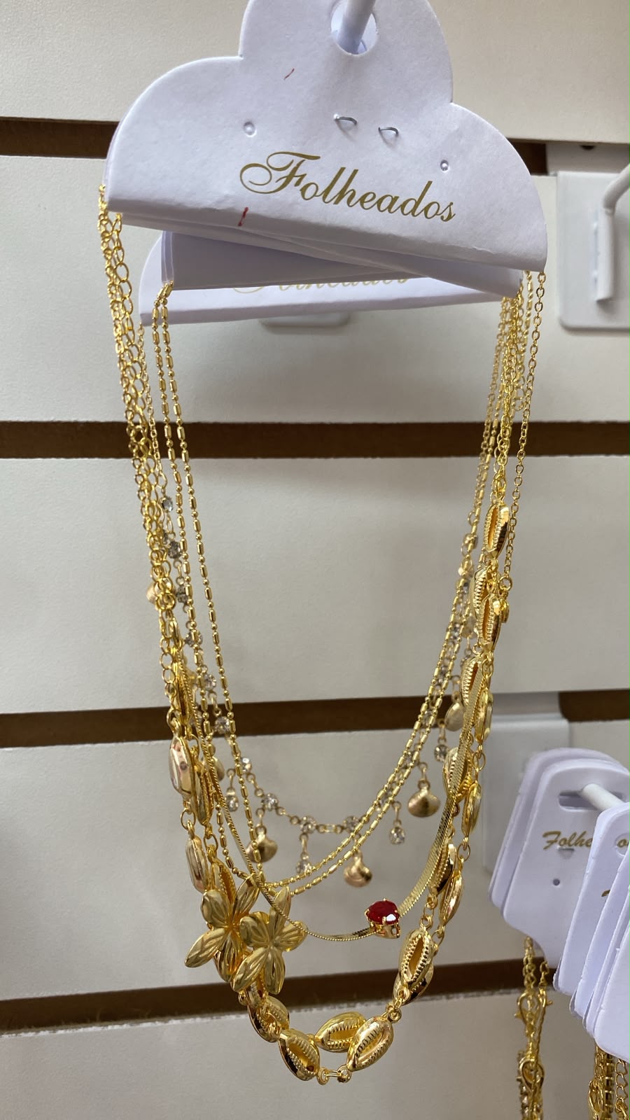 Colar folheados ouro