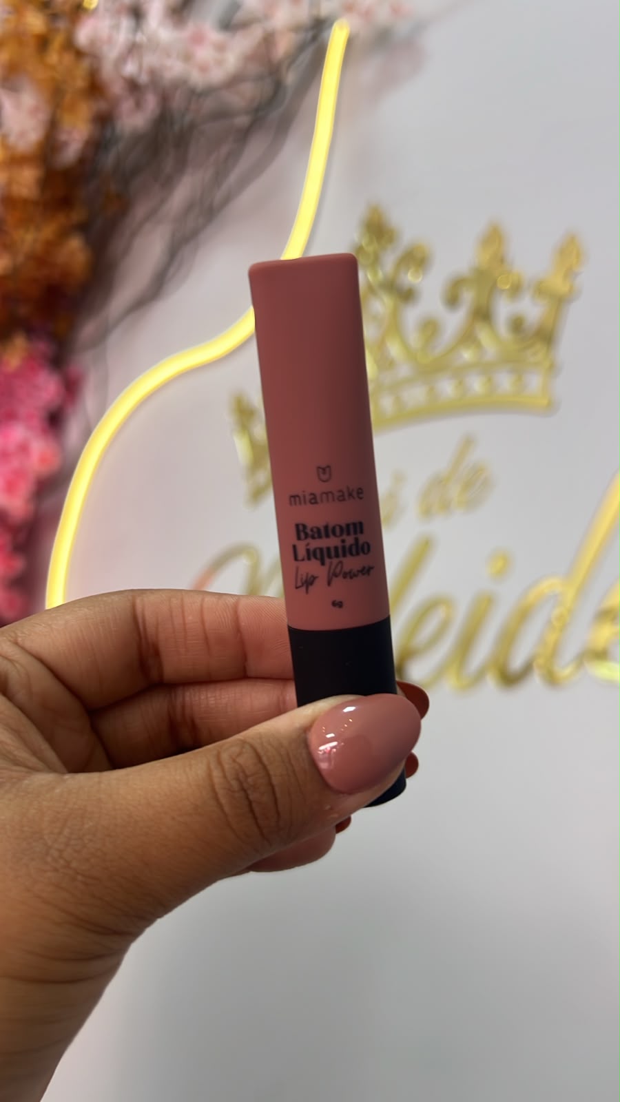 Batom líquido matte lip power - Mia make